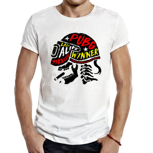 Video Game battleroyal pubg gaming Last Alive v2 T-Shirts battle royal T Shirts Men Tees Tops Casual cool clothes Q076