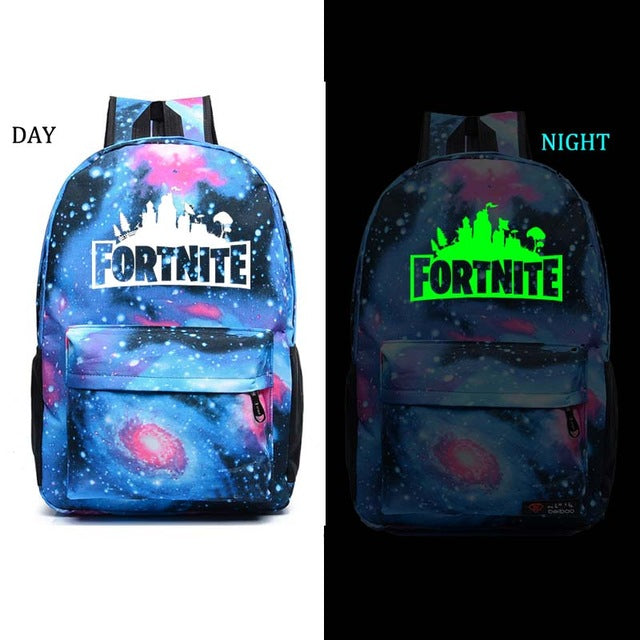 Backpack Fortnite School Battle Royale Glow In The Dark Bag