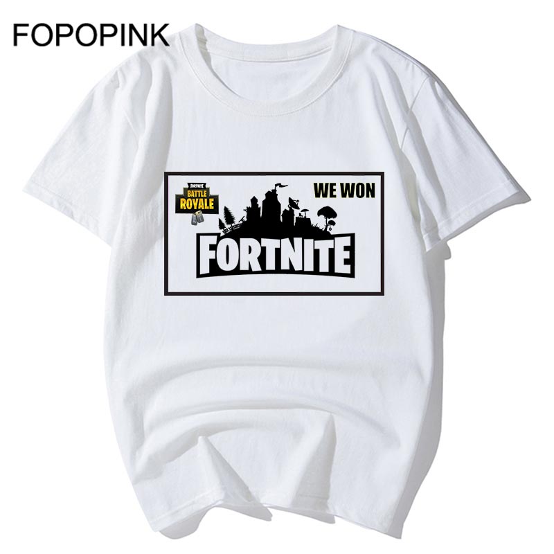 Fortnite T Shirt Men Cotton Pullover Casual Game Tshirt Loose Tee Shirt Homme Battle Royale Print T-Shirt Camisa Masculina Z45