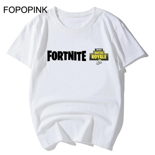 Fortnite T Shirt Men Cotton Pullover Casual Game Tshirt Loose Tee Shirt Homme Battle Royale Print T-Shirt Camisa Masculina Z45