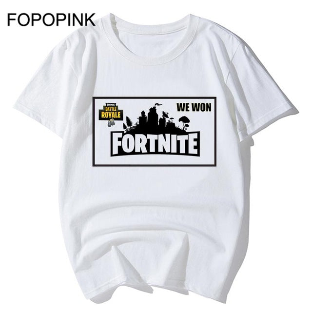 Fortnite T Shirt Men Cotton Pullover Casual Game Tshirt Loose Tee Shirt Homme Battle Royale Print T-Shirt Camisa Masculina Z45
